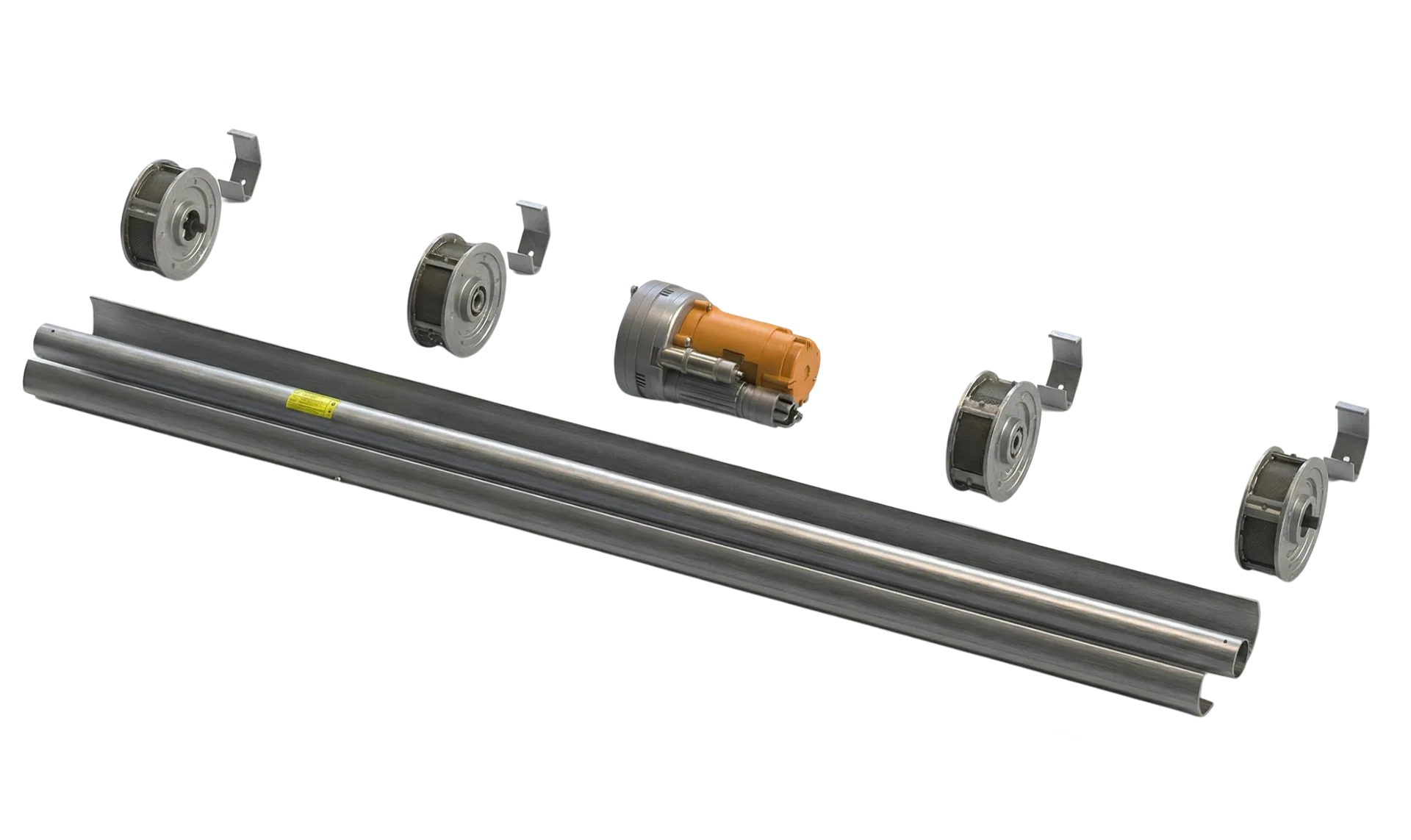Remplacement axe rideau metallique