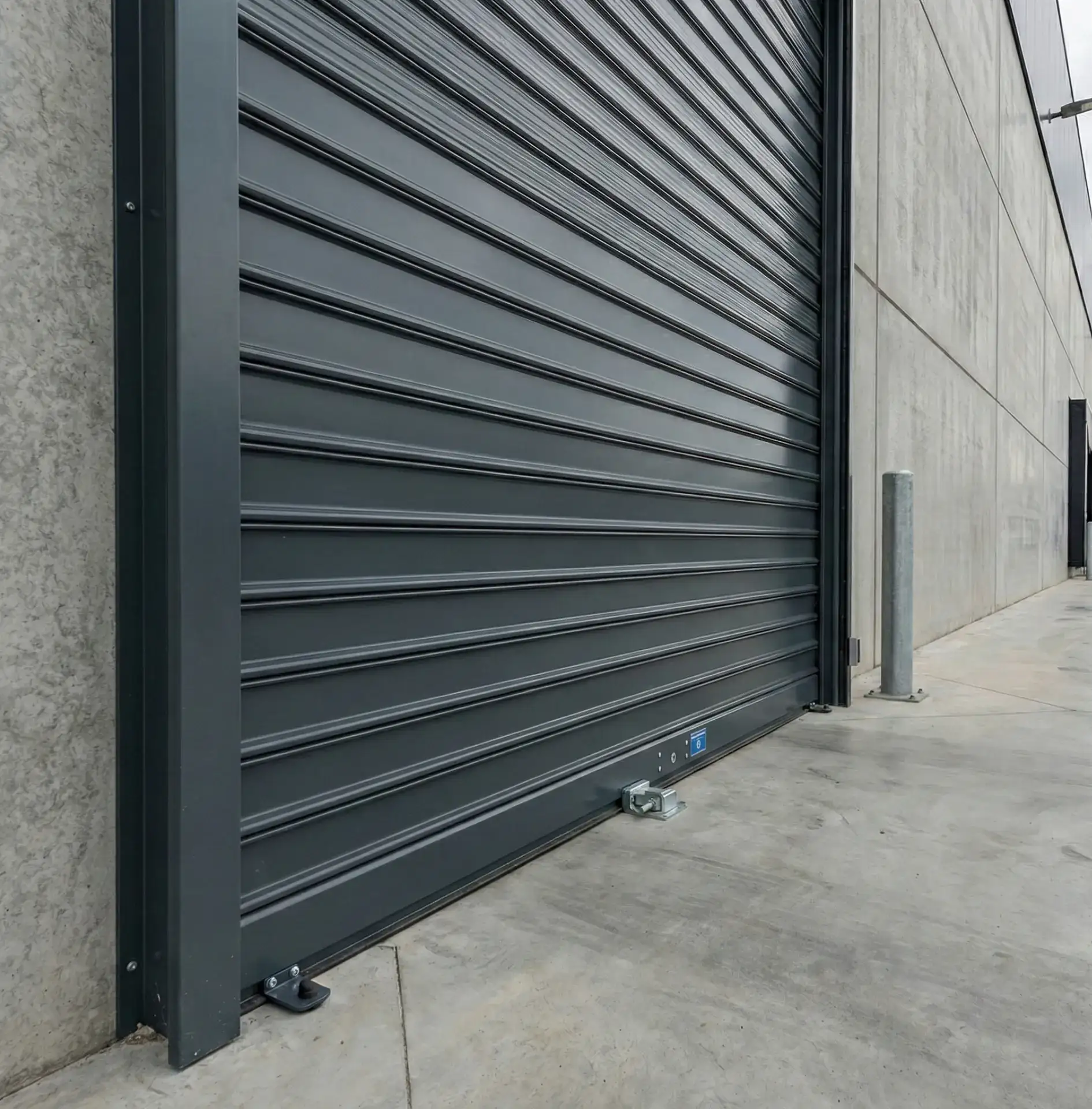 Fabrication rideau metallique coupe-feu anti-tempete sur-mesure